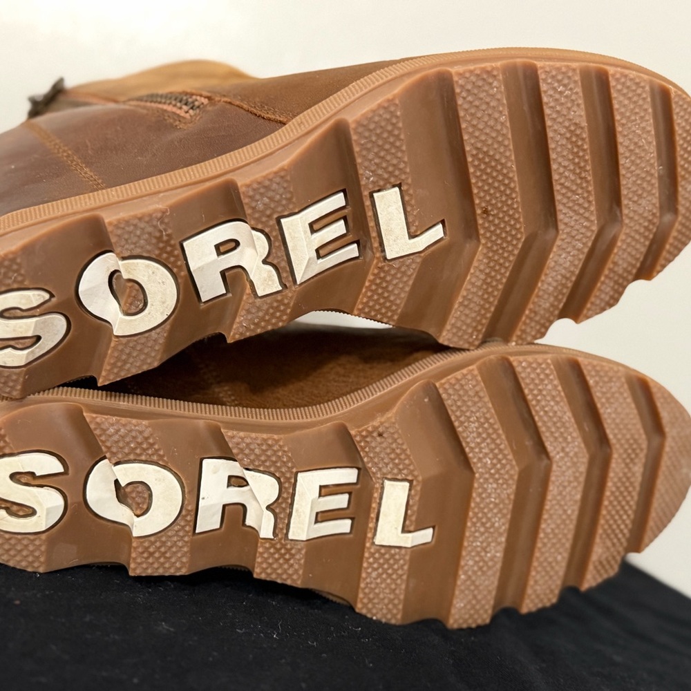 Sorel Brown Leather Ankle Boots - Picture 6 of 6
